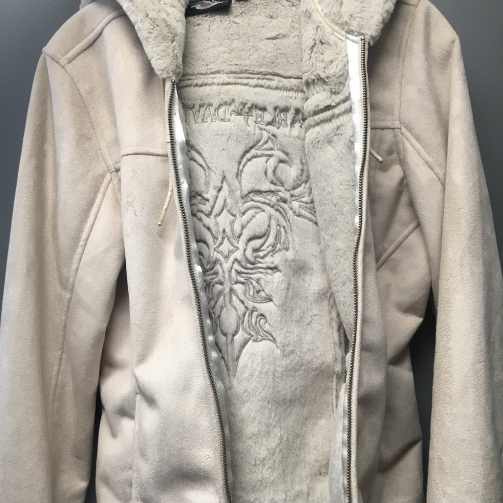 Harley Davidson Leather Suede Jacket - Picture 7 of 8